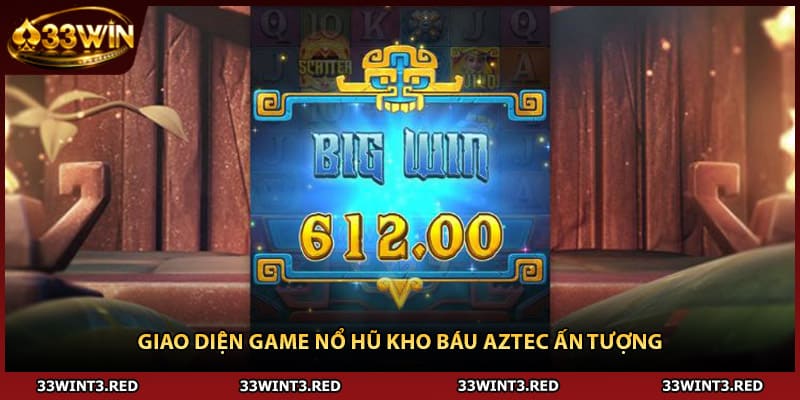 Giao diện game nổ hũ Kho Báu Aztec ấn tượng